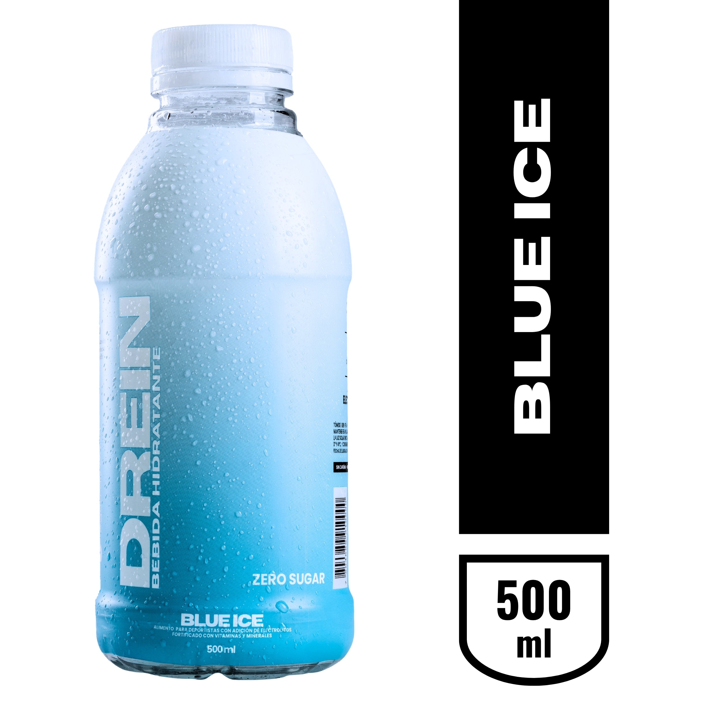 DREIN - Pack 6 unidades Blue ICE Bebida Hidratante Vitaminas y Electrolitos 500ml